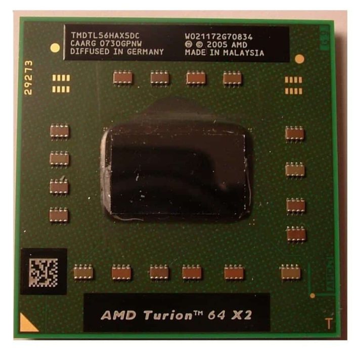 Procesor laptop AMD Turion 64 X2 TL-56 1.80GHz