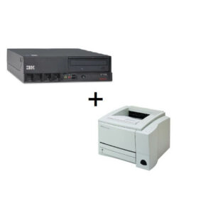 Calculator IBM Lenovo ThinkCentre S50 + Imprimantă A4 HP Laserjet 2200D