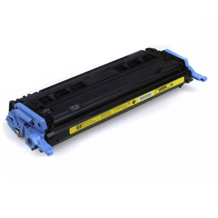 Cartuş / toner încărcat 100% HP Laserjet 2600 (Q6002A-galben)