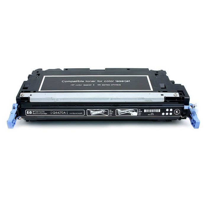 Cartuş / toner încărcat 100% HP Laserjet 3800 (Q6470A-negru)