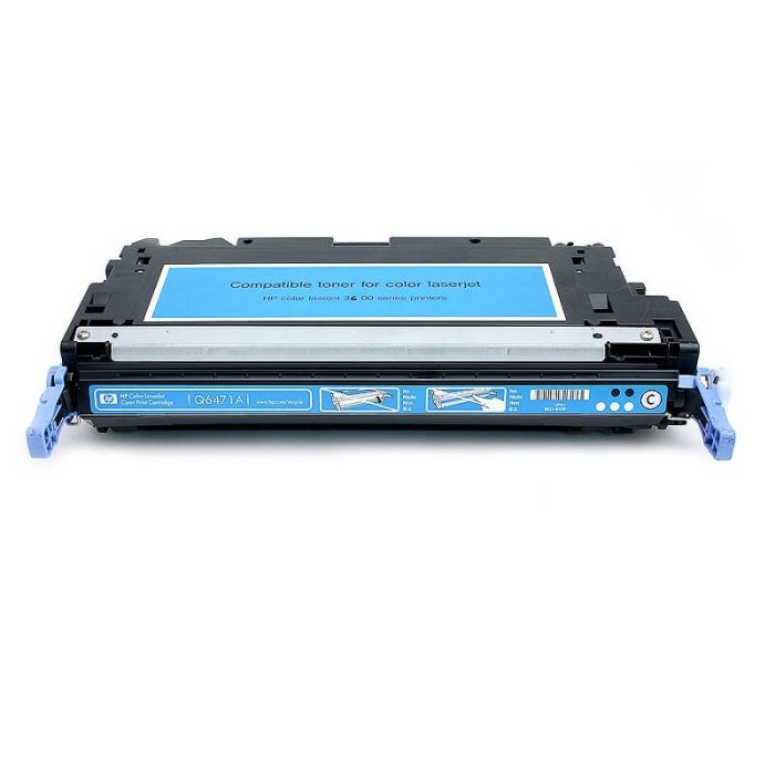 Cartuş / toner încărcat 100% HP Laserjet 3800 (Q6471A-albastru)