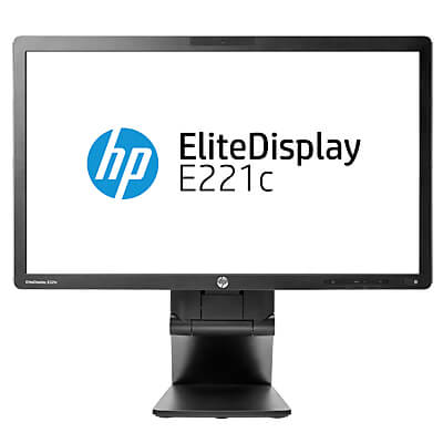 Monitoare LED HP EliteDisplay E221c, 21.5 inch, IPS, FHD, webcam si microfon, boxe, Grad A