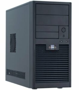 Calculator second hand Chieftec GA-H81M-DS2, Core i3-4130, 4GB ddr3, 500GB, ATI HD 5450