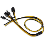 Pachet 10 cabluri PCI-e la 2x 6+2 pini pentru minat