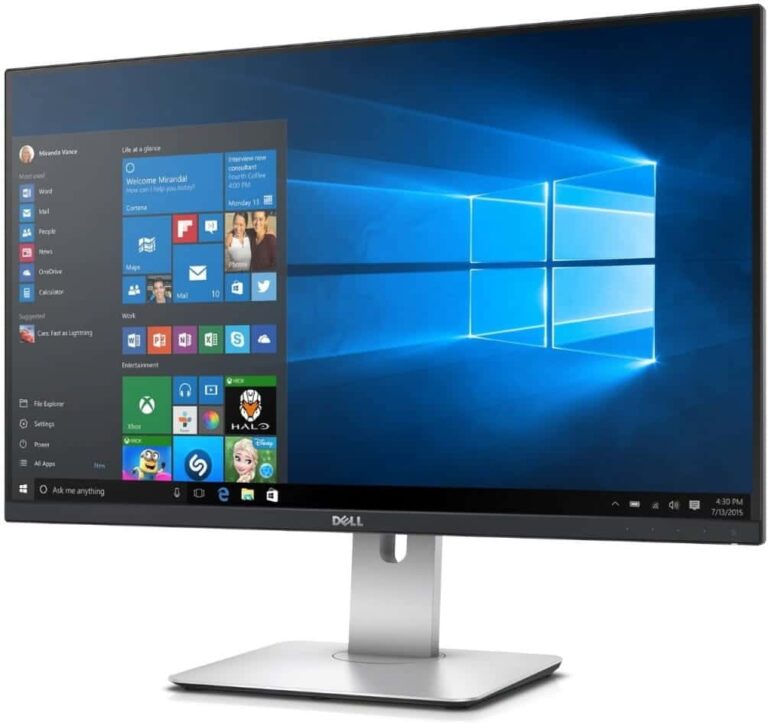 Hand Wide Screen Monitor second hand LED widescreen Dell U2715H, 27 inch, QHD, Grad A ...