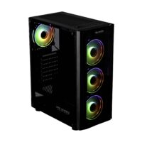 Carcasa Pro Gaming Blaze, Middle Tower, ATX, fara sursa, controller ARGB, telecomanda - imagine 2