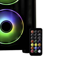 Carcasa Pro Gaming Blaze, Middle Tower, ATX, fara sursa, controller ARGB, telecomanda - imagine 9