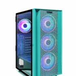 Carcasa Pro Gaming Jungle, Middle Tower, ATX, fara sursa, controller PWM-ARGB, telecomanda