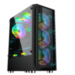 Carcasa Pro Gaming Diamond, Middle Tower, ATX, fara sursa, controller ARGB