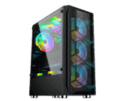 Carcasa Pro Gaming Diamond, Middle Tower, ATX, fara sursa, controller ARGB