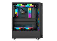Carcasa Pro Gaming Diamond, Middle Tower, ATX, fara sursa, controller ARGB - imagine 5