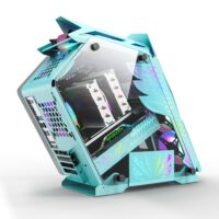 Carcasa Pro Gaming Hercule Blue, Middle Tower, ATX, fara sursa, controller ARGB - imagine 2