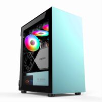 Carcasa Pro Gaming Myrmidon, Mini Tower, ATX, fara sursa, controller ARGB