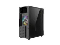 Carcasa PRO GAMING Cyber, Middle Tower, ATX, Fara Sursa, 1X ARGB FAN - imagine 5