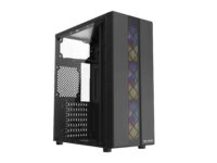 Carcasa PRO GAMING JAX, Middle Tower, ATX, Fara Sursa, 3X ARGB FAN