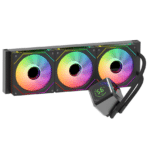 Cooler CPU AIO ProGaming IcePulse360, display digital cu senzori de temp CPU/GPU, 360mm, 3 Ventilatoare ARGB, 300W
