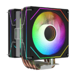 Cooler CPU ProGaming TwinStorm X6, 6 Heatpipes, 2 ventilatoare ARGB, PWM, 395W